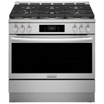 Frigidaire Gallery 36" 4.6 Cu. Ft. True Convection 6-Burner Gas Air Fry Range (GCFG3661AF) - Stainless
