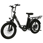 SWFT V.X 500W Step-Through Electric City Bike with up to 60.3km Battery Range - Black - Only at Best Buy