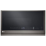 Open Box - LG Over-The-Range Microwave 2.1 Cu. Ft. - PrintProof Black Stainless Steel - Scratch & Dent
