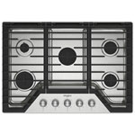 Whirlpool 30" 5-Burner Gas Cooktop (WCGK7030PS) - Stainless Steel