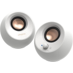 Creative Labs Pebble V3 2.0 Bluetooth Speaker System - White (51MF1700AA003)