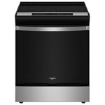 Whirlpool 30" 6.4 Cu. Ft. True Convection Freestanding Induction Air Fry Range (WSIS5030RZ) - SS