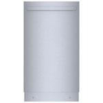 Bosch 800 18" 44dB Smart Top-Control Stainless Steel Tub Dishwasher with Third Rack ENERGY STAR (SPX68C75UC) - Stainless Steel