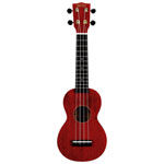 Mahalo Slimline Ukulele (MS1-TRD) - Transparent Red