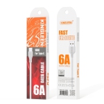 KINGLEEN 1m nice USB cable 6A fast charging data Type C cable