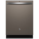 GE 24" 45dB Front-Control Dry Boost Dishwasher with Third Rack ENERGY STAR (GDT670SMVES) - Slate