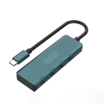 axGear USB-C to USB C Type C HUB 4 Port 3.2 Gen2 10 Gbps External Slim HUB