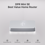 DPR Mini SE - Routeur intelligent de meilleure valeur avec décentralisation puissante VPN (DPN), 500Mbps Max Bande passante