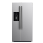 Forno Salerno 36-inch Side by Side Stainless Steel Refrigerator 20 cu.ft