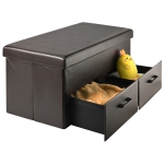 Colour: Brown/faux leather