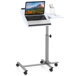Costway Mobile Standing Desk Height Adjustable Sit to Stand Laptop Desk