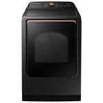 Open Box - Samsung 7.4 Cu. Ft. Electric Steam Dryer (DVE54CG7550VAC) - Black - Perfect Condition