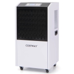 Costway 250-quart commercial dehumidifier, heavy-duty industrial dehumidifier with drain pipe