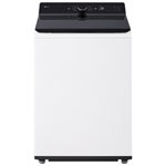 LG 6.1 Cu. Ft. (IEC) laveuse l'agitateur avec charge supérieure ThinQ, TurboWash 3D, et lave-linge turbo/vitesse - Étoile énergétique (WT8405CW) - blanc