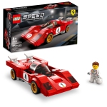 LEGO Speed Champions 1970 Ferrari 512 M 76906 Building Set - Sports Red Race Car Toy, Collectible Model Building Set