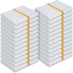 Colour: White Bar Mops Yellow Stripe