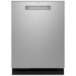 GE Profile 24" 42dB Top-Control Twin Turbo Dry Boost Piranha Hard Food Disposer Dishwasher with Third Rack ENERGY STAR (PDP755SYVFS) - Stainless Steel