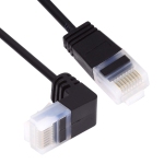 Ultra Thin Slim Cat6 Ethernet Cable RJ45 Down Angled UTP Network Cable Patch Cord 90 Degree Cat6a LAN for Laptop