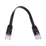 Cat 6 RJ45 UTP Network Cable Ultra Slim Flat Ethernet Cable Twisted Pair Patch Cord for Laptop Router 30cm