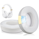 Cooling Gel Replacement Ear Pads Cushions for Beats Studio 2 & Studio 3 Wired & Wireless Headphones, Earpads with High-Density Noise Isolation Foam - White