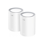 Cudy M3000 AX3000 Système Mesh Wi-Fi 6 2.5G Dual Band, 2-Pack | Couvre jusqu'à 4800 pi², Remplace Routeur Sans Fil et Extenseur, Prend en Charge le Retour Ethernet