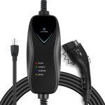 Lectron Niveau 1 EV chargeur - ETL Certifié, 110V, 15 Amplificateur, 16 ft Cord d'extension & J1772 câble - Chargeur de voiture électrique portable pour J1772 EV avec NEMA 5-15 Plug