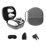 dethintonCompatible with Oculus Quest2 Case, Travel Case for Quest2 All-in-one Virtual Reality (VR) Headsets and Controllers Includes Multiple Quest2 Accessories (Gray)