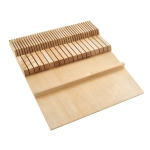 Rev-A-Shelf Double rangée de tiroir à couteaux trimmables Insert organisateur, 4WDKB-1