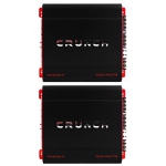 Crunch 4 Chaîne 1000 Amplificateur de voiture de classe A/B (2 Boîte)