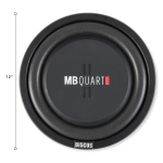MB Quart DS1-304 400 watt 12 Inch Slim subwoofer subwoofer voiture / camion DVC Sous