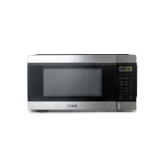 Commercial Chef Micro-ondes de comptoir, 1.1 Pieds cubiques, Noir avec tige en acier inoxydable