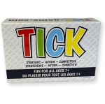 TICK Jeu de cartes - Amusement rapide pour toute la famille 2 à 8 Joueurs – Âges 7 & Haut de la page Stratégique, emballée en action, compétitive, comprend cartes tiques, puces & Feuille de pointage