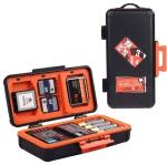 Camera Battery Memory Card Case, Memory Card Hard Protector Case Water-Resistant Anti-Shock Compact Camera