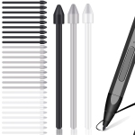 30 Pcs Stylus Tips Replacement Tips Only Replacement Nibs Refill Compatible with Remarkable 1/Remarkable 2/Samsung Tablet Pen Marker,Black,Gray,White