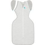 Love Pour rêver Swaddle UP Sac de transition original 1.0 TOG - Gris (Grande, 18,5-24 lb)