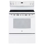 Open Box - GE 30" 5.0 Cu. Ft. Electric Range (JCB630DKWW) - White on White - Scratch & Dent