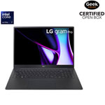 Open Box - LG Gram 16" 120Hz HDR Laptop - Intel Core Ultra 7 155H - 16GB LPDDR5X - 512GB SSD - Obsidian Black