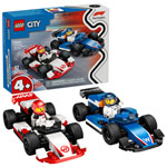 LEGO City : Voitures de course F1 Williams Racing & Haas F1 - 92 pièces (60464)