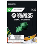 Le football universitaire 25 - 2800 Points (XBOX Series (En milliers de dollars) - Téléchargement numérique