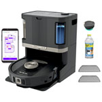 Shark PowerDetect NeverTouch Pro Bagless Robot Vacuum & Mop for Multi-Surface with Self-Emptying Dock, Auto-Refill, Self-Cleaning - Black