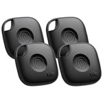 Tile Mate (2024) Bluetooth Item Tracker - 4 Pack - Black