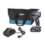 SENIX X2 20V Max* 1/4-Inch Cordless Impact Driver – Brushless, 130 ft-lbs Torque, 4-Speed, LED Light, Belt Clip, Includes 2.0 Ah Battery, Charger & Bag (PDIX2-M2)