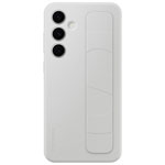 Samsung Grip Fitted Soft Shell Case with Stand for Galaxy S24 FE - Grey