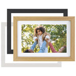 FotoStream 7" Digital Photo Frame with Interchangeable Frames (FS-WPF01EF) - Oak/Black