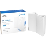 MSI Roamii BE Lite Mesh System - 2 Pack (WiFi 7, BE 5000, Up to 5,800 sq.ft. of Coverage, Supporting 120+ Devices, 2.5Gbps Ethernet Port, MU-MIMO MLO)