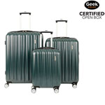 Open Box - Samsonite Quarry 3-Piece Hard Side Expandable Luggage Set - Dark Teal