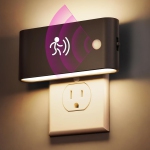 Motion Sensor Night Light, 2 Pack Motion Activation Night Lights Plug into Wall, Auto On Off, 0-100LM Dimmable Night Light Plug in, 3000K Warm White LED Nightlight