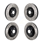 Front Rear Drill Slot Brake Rotors Kit For Mini Cooper Countryman BMW X2 M235i xDrive Gran KD-100637