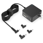 Universal Charger for Asus Laptop with Round Port - Compatible with Vivobook, Zenbook & More, 65W/45W/33W, LED Indicator, 7.5Ft Power Cable