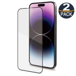 [2 Packs] Full Coverage Tempered Glass Screen Protector for iPhone 16 Pro Max, Case Friendly & Bubble Free